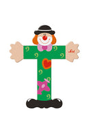 Wooden  Colourful Clown Letters A-Z Asst