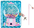 3C4G: Bubble Gum Glitter Locking Journal with Pen RRP $29.99
