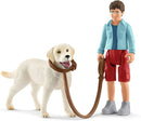 Schleich | Farm World 42478 - Walking with Labrador Retriever