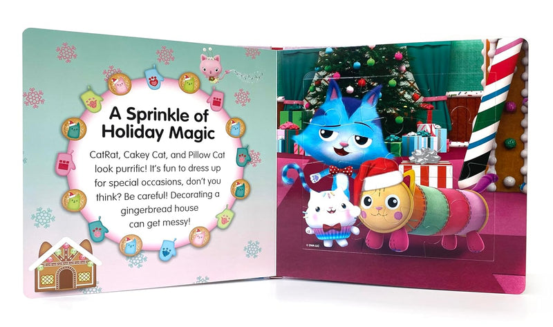 Gabby Dollhouse Christmas My First Puzzle Book