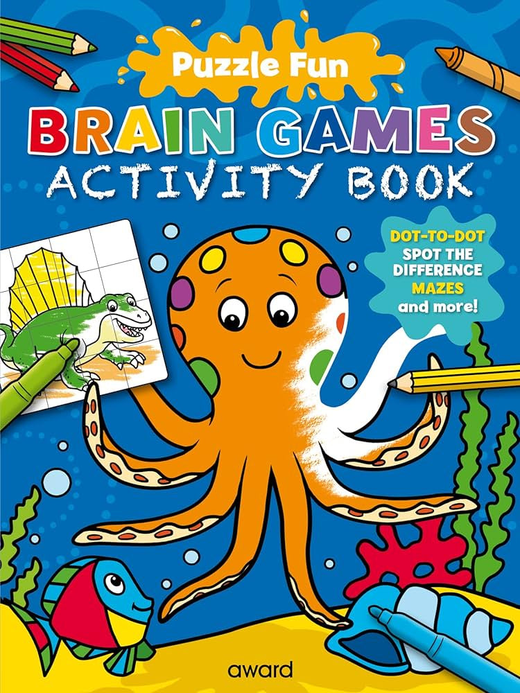 Puzzle Fun - Brain Games Activity Book - Asstd