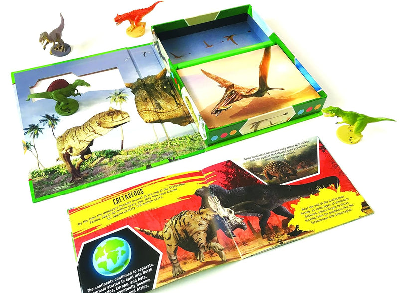 Dinosaurs Pocket Explorers with Figurines and Fact Book