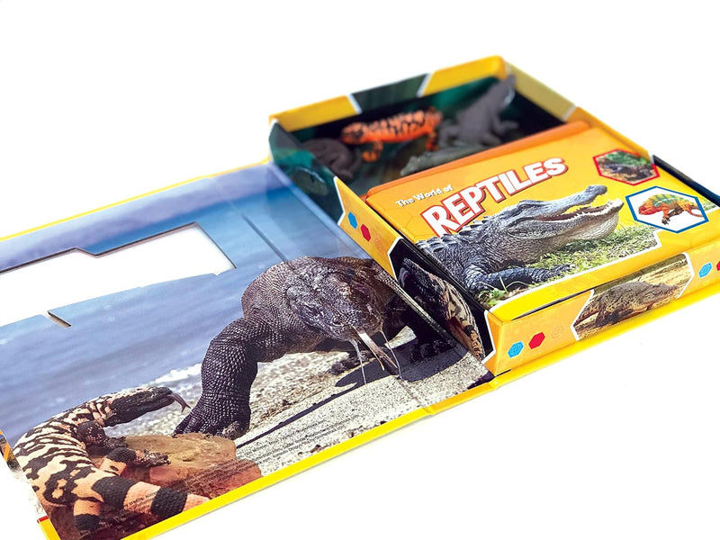 Reptiles Pocket Explorers with Figurines and Fact Book