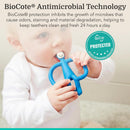 Matchstick Monkey Baby Blue Teething Toy and Gel Applicator