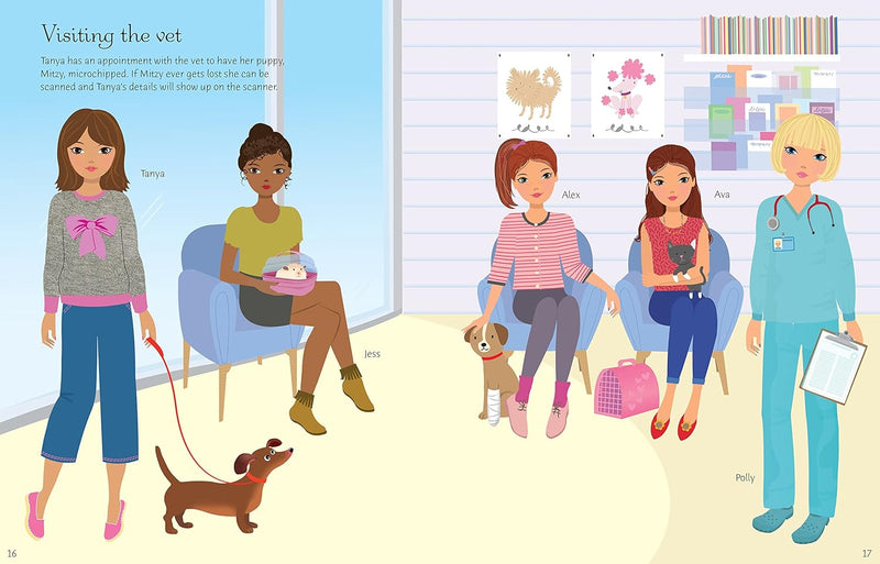 Little Sticker Dolly Dressing Dogs & Puppies