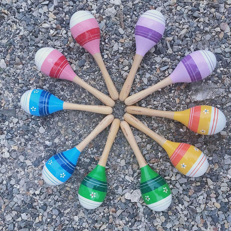 Simyi | 2-Pack Wooden Maracas