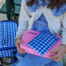 Yumbox Soft Gel Ice Packs with Insulated Fabric Sleeves - Vichy & Cherries