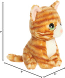 Aurora® Expressive Petites™ Nacho Orange Tabby™ Stuffed Animal  15cm