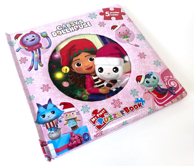Gabby Dollhouse Christmas My First Puzzle Book