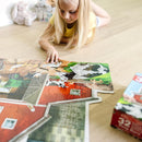 Melissa and Doug - Busy Barn Shaped Floor Puzzle - 32 pieces