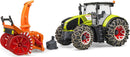 Bruder | Claas Axion 950 w/snowchains and snow blower