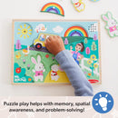 Melissa & Doug Ms. Rachel Wooden Song Peg Puzzle