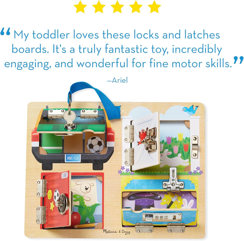 Melissa & Doug |  Lock & Latch Board
