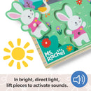 Melissa & Doug Ms. Rachel Wooden Song Peg Puzzle