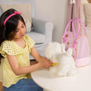 Pucci Pups – Pink Crown Glam Bag & Maltese Pup