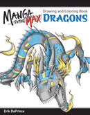 Manga to the Max Drawing and Colouring Book: Dragons