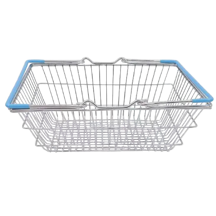 Shopping Basket with Blue Handle