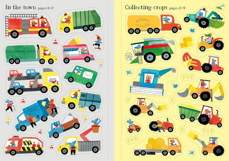 SDD | Little First Stickers Tractors and Trucks