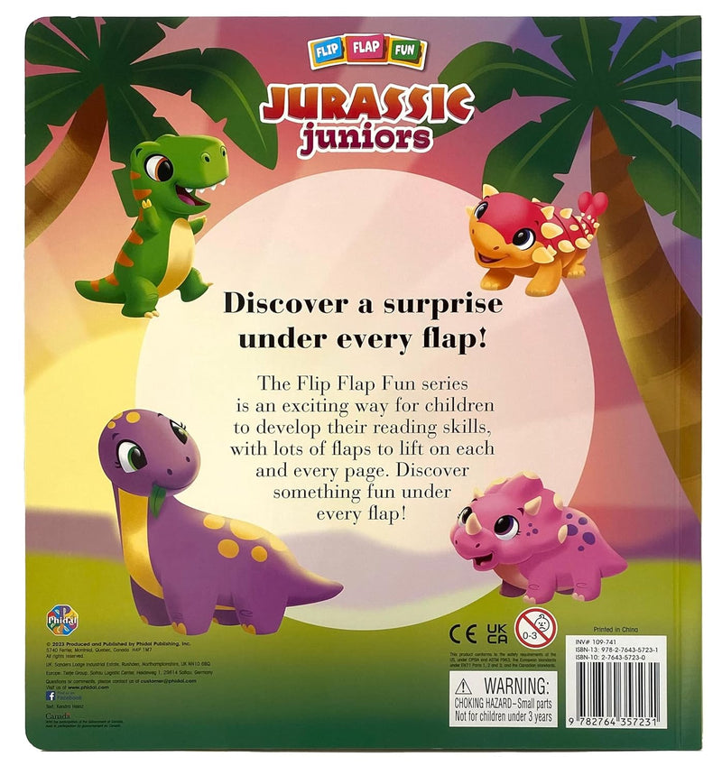 Jurassic Juniors Flip Flap Fun Book