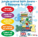 Jungle Animal Bath Beans - The Bean People