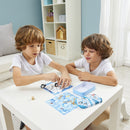 Hape | 2 in 1 Pocket Game -Tic Tac Toe/Snakes & Ladders