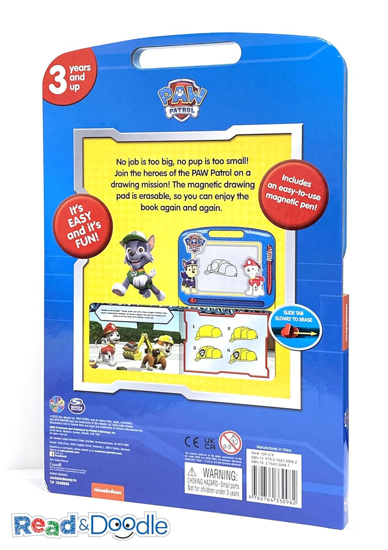 Paw Patrol - Learning Book with Magnetic Drawing Pad