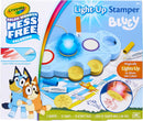 Crayola | Magic Light Up Bluey Stamper, Mess Free Colouring