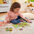 B. Wooden Puzzle - Farmer & Farm Animal