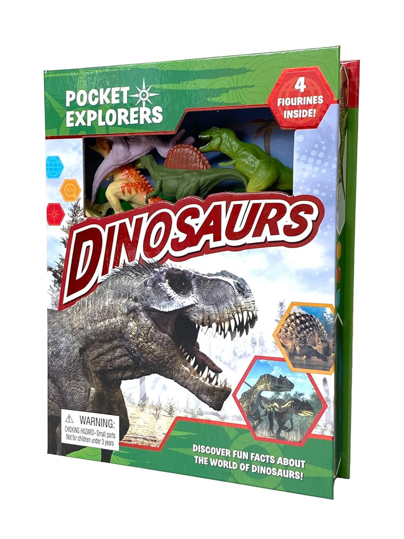 Dinosaurs Pocket Explorers with Figurines and Fact Book