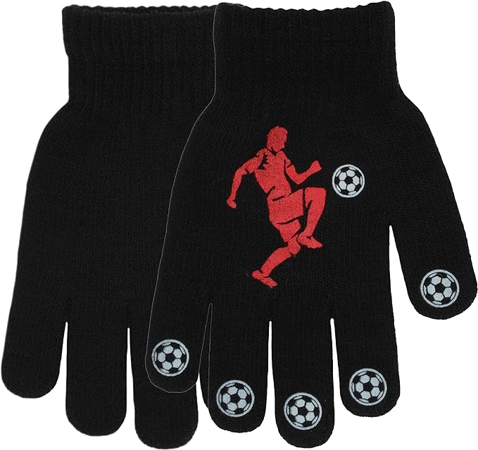 Thermal Gripper Magic Gloves Football Designs