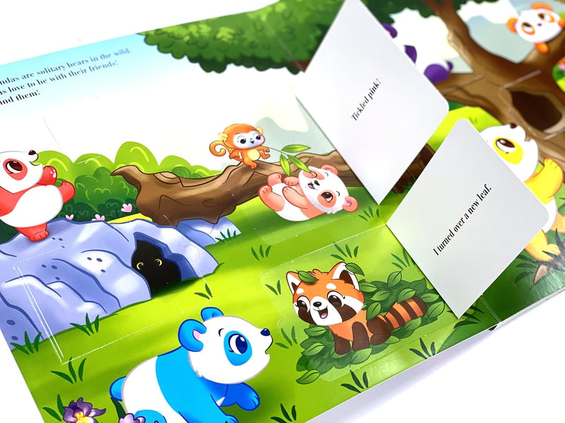 The Panda Pack Flip Flap Fun Book