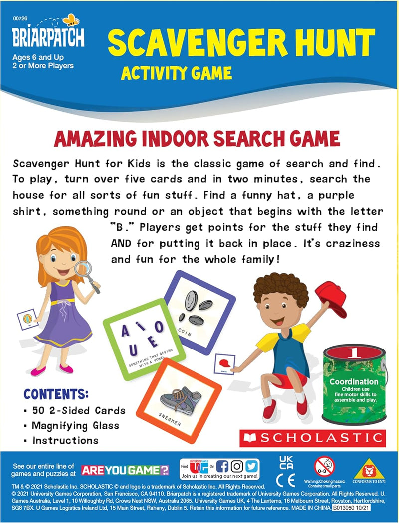 Briarpatch | Scholastic Early Learning Scavenger Hunt