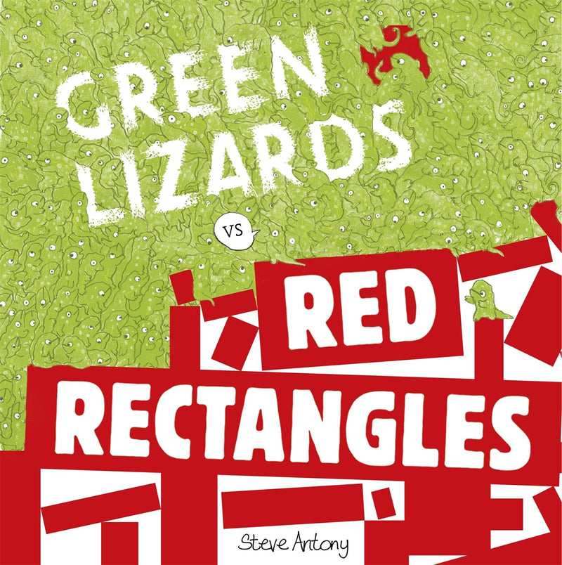 Green Lizards vs Red Rectangles Hardcover RRP $19.99