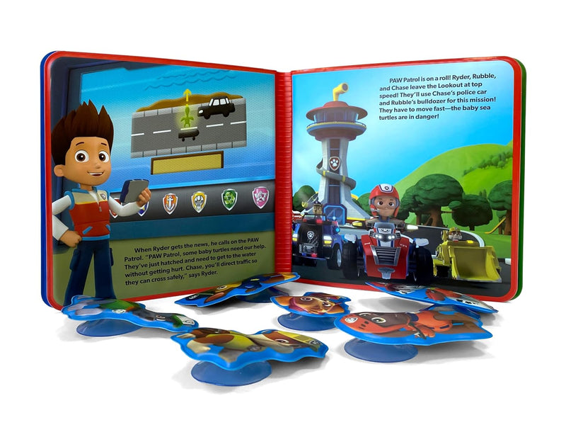 PAW Patrol Bath Time Books (EVA Bag) with Suction Cups