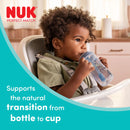 Nuk | Perfect Match Learner Straw Bottle - Penguin Blue