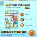 Art On The Go | Colour & Stick Kit Dotty