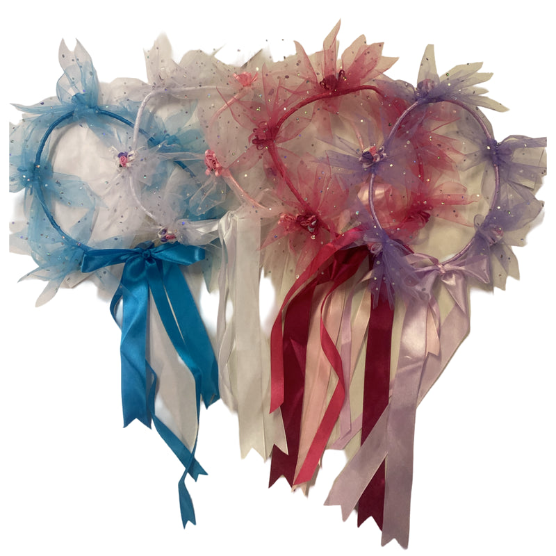 Fairy Girls Tulle  Head band - Asst