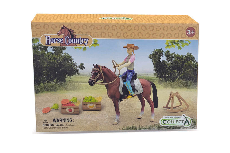 CollectA | Horse Country - Rider & Accessories with HorseBox Set