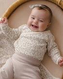 Quincy Mae | Swaddle Floret - Ivory