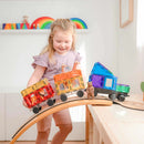Connetix | Magnetic Tiles Rainbow Transport Pack 50pcs