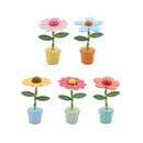 Push Puppet Wooden Flower