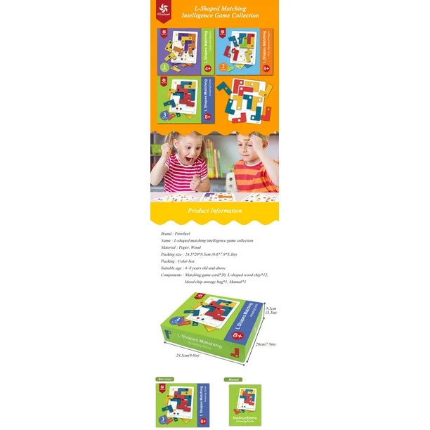Pinwheel - L Shapes Matching (Level 3) RRP $44.99