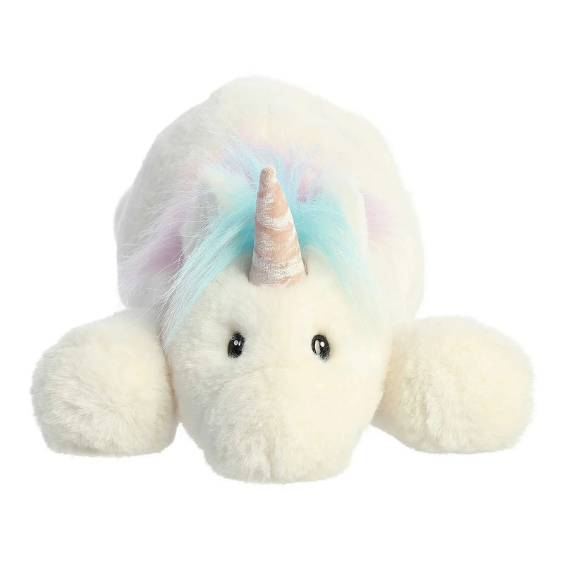 Aurora | Large Unicorn Snoozles Laid-back Stuffed Animal White 18"