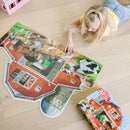 Melissa and Doug - Busy Barn Shaped Floor Puzzle - 32 pieces