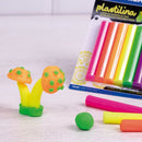 Milan Modelling Clay sticks, pack of 6 Neon colours, 70g