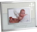 Christening Photo Frame w/Cross