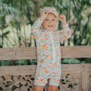 Crywolf | Baby Girls L/S Swimsuit  - Flower Market