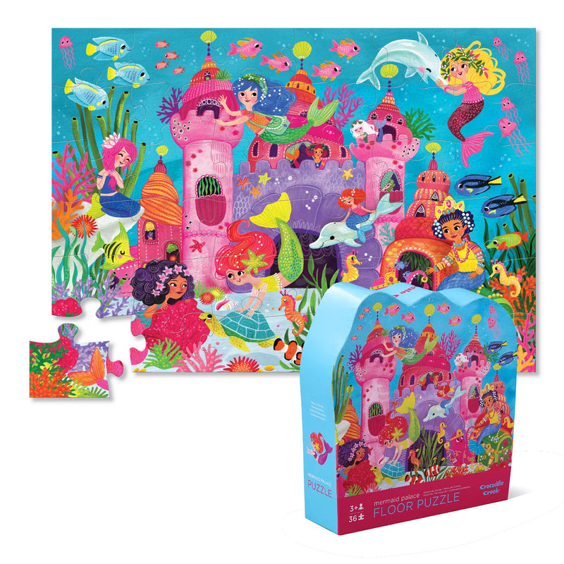 Crocodile Creek | Mermaid Palace 36 Piece Puzzle