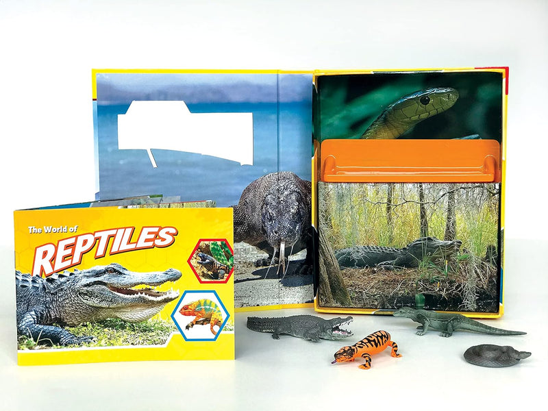 Reptiles Pocket Explorers with Figurines and Fact Book