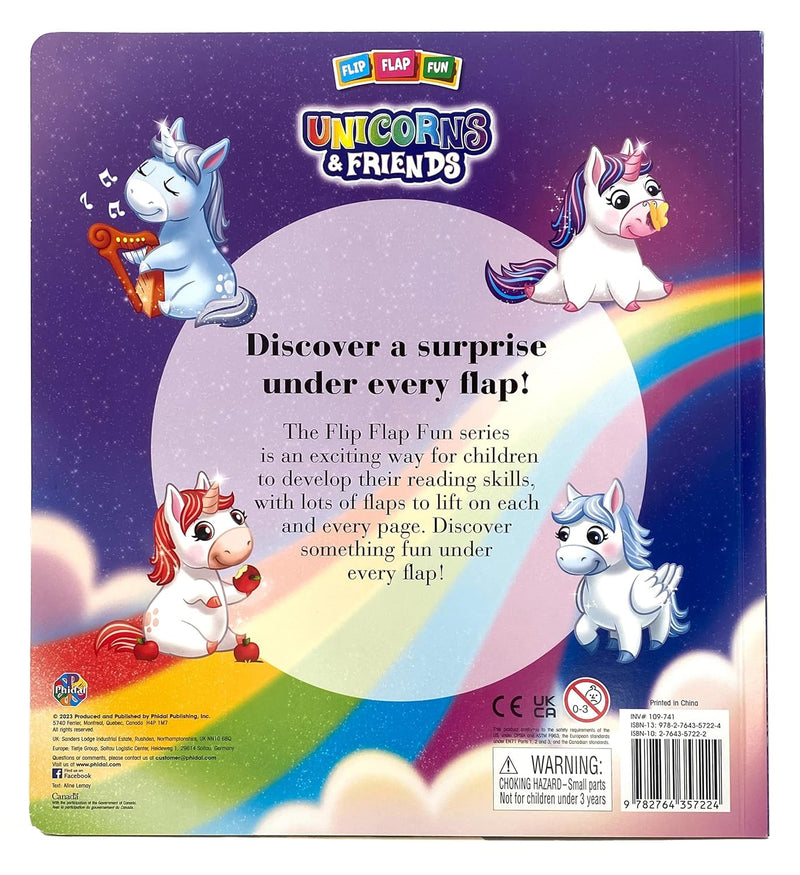 Unicorns & Friends Flip Flap Fun Book